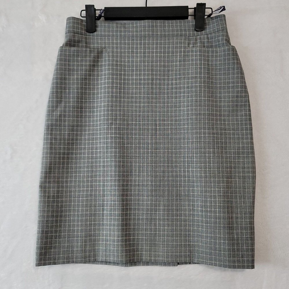 C&A Yessica Women's Plaid Mini Skirt Polyester & Wool Blend Lined 28 Waist MED